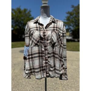 Upcycled Urban Outfitters Brendon Plaid Button Down Size M | SAME DAY SHIP